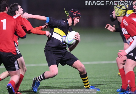 2018-03-24 Amatori Union Rugby Milano U16-ASRugby Milano (38-5)